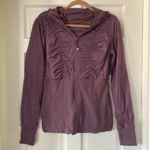 LULULEMON purple athletic jacket - reversible - size 10.